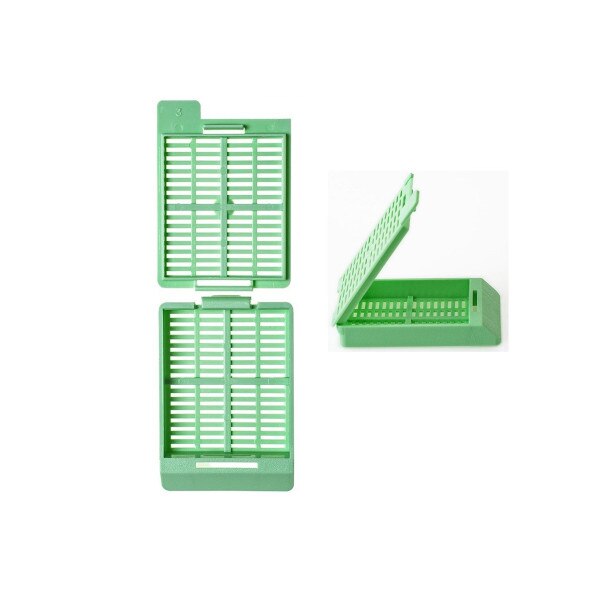 Taped Tissue Cassettes, green